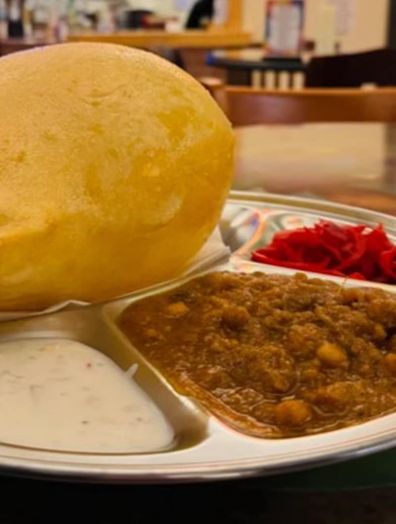 Punjabi Chole Bhatura at Haveli Indian Cuisine, North Conway NH